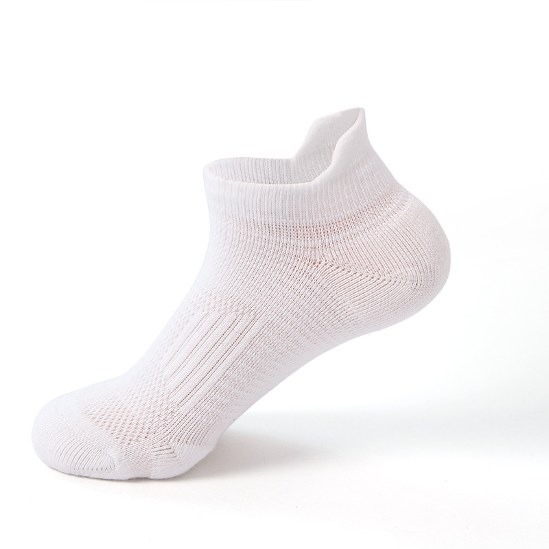 Men Low Cut Socks Towel Bottom Treadmill Outdoor Professional Compression Male Cotton Socks for Running